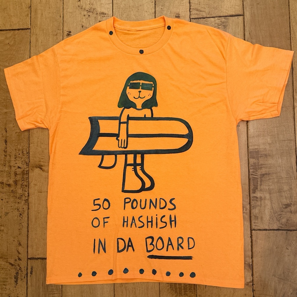 Orange Graphic Men’s T-Shirt Rare Japan Surf Shop